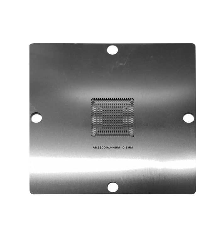 Трафарет BGA прямого нагріву CPU AMD AM5200IAJ44HM / EM2100ICJ23HM / EM6010IUJ23JB (0.5mm) 90 x 90