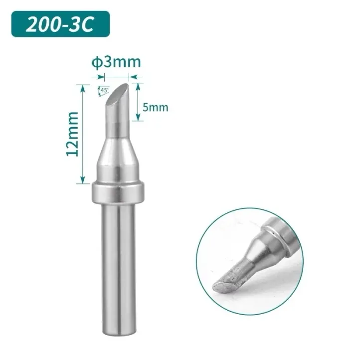 Жало, наконечник Quick 200-3C для паяльных станций 203H / TS2200 / LF3000 / 503 / 504 / 203D / 376D