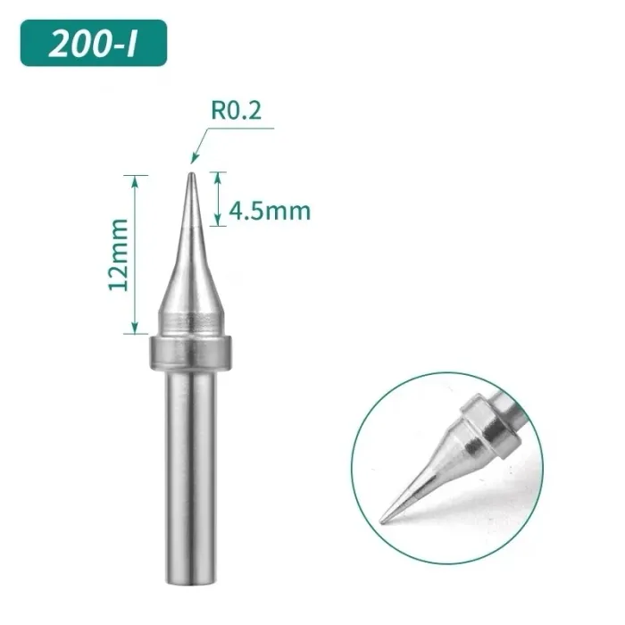 Жало, наконечник Quick 200-I для паяльных станций 203H / TS2200 / LF3000 / 503 / 504 / 203D / 376D