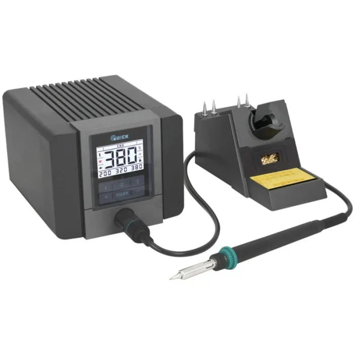 Паяльная станция Quick TS2200 / Паяльник / жало серии 200 / 100 - 480°С / ESD / 90 Вт