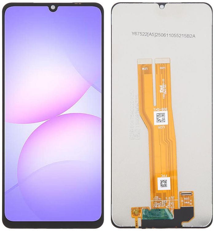 Дисплей + сенсор Samsung A07 4G (SM-A075F) Black - p/n: FPC-WTF067H033-A1