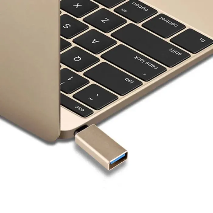 OTG переходник USB Type-C - USB 3.0 адаптер Розовый