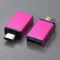 OTG переходник USB Type-C - USB 3.0 адаптер Розовый