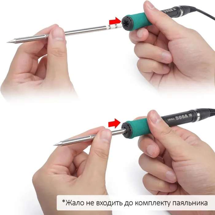 Паяльник Yihua / WEP 506A / T12 для паяльних станцій 948DB+ II / 938BD-III / 706-II / 902D-IV