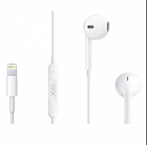 XO EP45 Wired/Bluetooth earphones lightning White