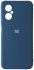 Чехол Silicone Case Full for Xiaomi Redmi Note 11R/Poco M4 5G Navy Blue