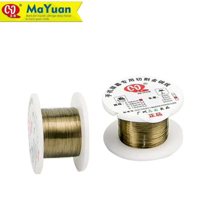 Проволока (струна) MaYuan MY-100R для разделения дисплейных модулей 0,06мм / 100м