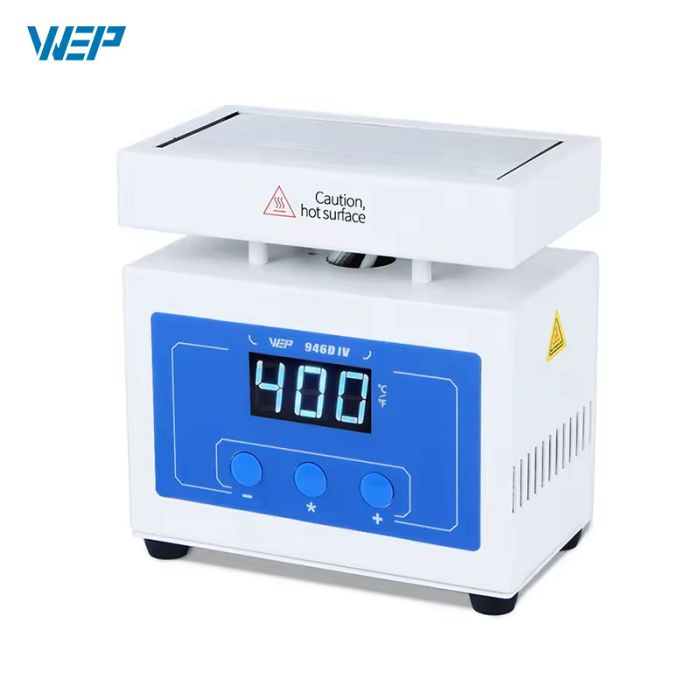 Преднагреватель плат WEP 946D-IV / 50–400°C / платформа 100×50 мм / 210 Вт
