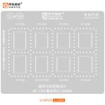 Трафарет BGA Amaoe U-APU4 RAM Apple A10 / A11 / A12 / A13 / A14 / A15 / A16 (0.10mm)