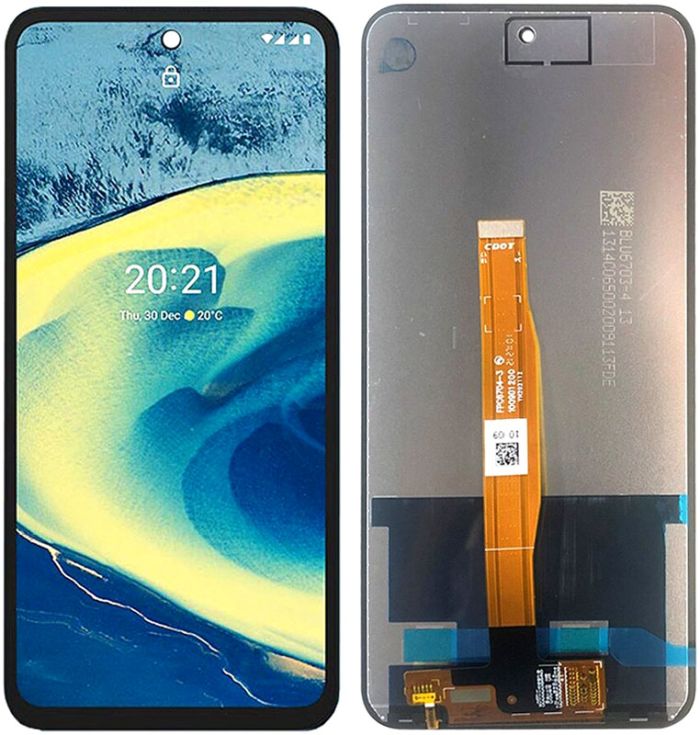 Дисплей + сенсор Nokia XR20 (TA-1368 / TA-1362) Black - p/n: FPC6704-3
