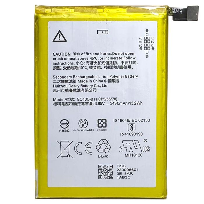 Аккумулятор для Google Pixel 3 XL (3430 mAh) GO13C-B / без беспроводной зарядки