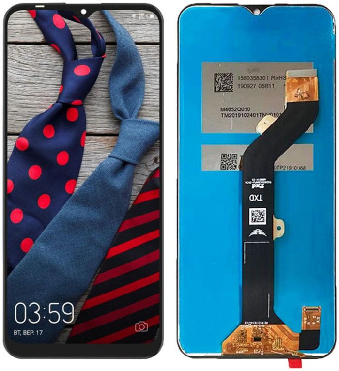 Дисплей + сенсор Tecno Spark Go 2020 (KE5s) Black - p/n: FPC6504-9
