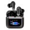 Наушники беспроводные V8 TWS Earbuds с LED дисплеем, Bluetooth 5.3, ANC, 530mAh, IPX5 Black