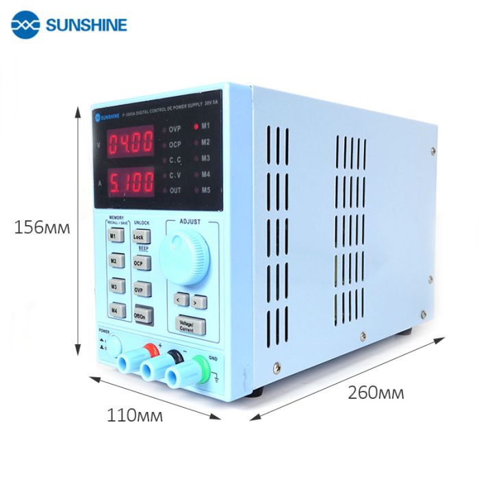 Блок питания Sunshine P-3005A трансформаторный / 5 каналов памяти / 5A / 30V