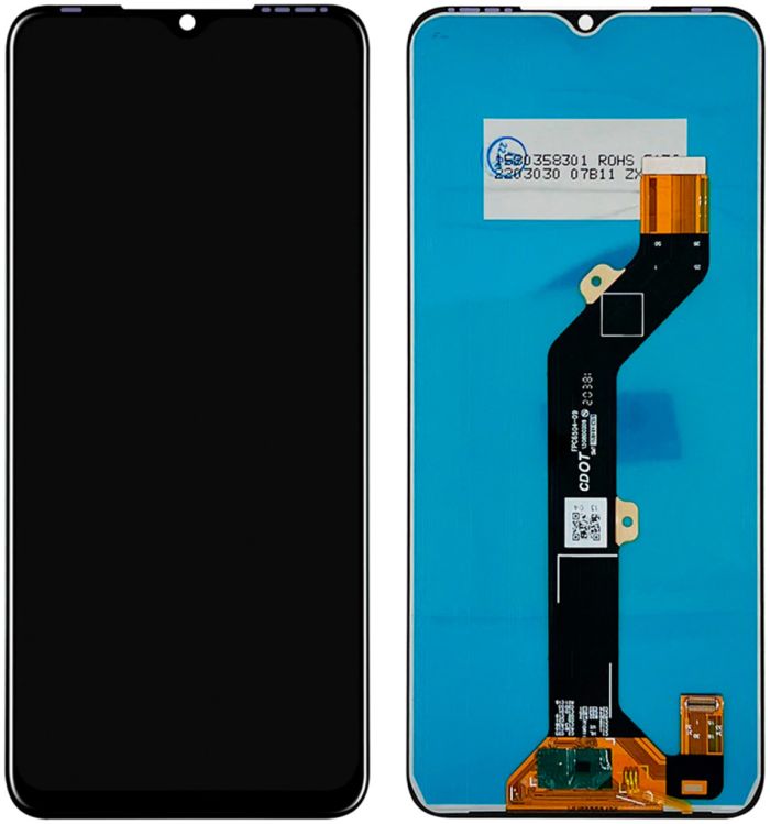 Дисплей + сенсор Tecno Spark Go 2022 (KG5m) Black - p/n: 15-3254A-11221-40