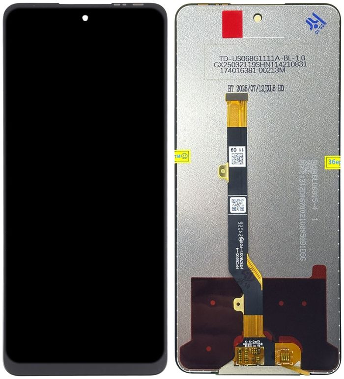Дисплей + сенсор Tecno Camon 19 Neo (CH6i) Black - p/n: FPC6805-4