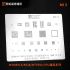 Трафарет BGA Amaoe MI:3 MSM8916 / 8928 / MT6592 для Note 2 / 2A (0.12 mm)
