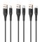 Кабель Biboshi A25 USB - Micro-USB 1m 5A black