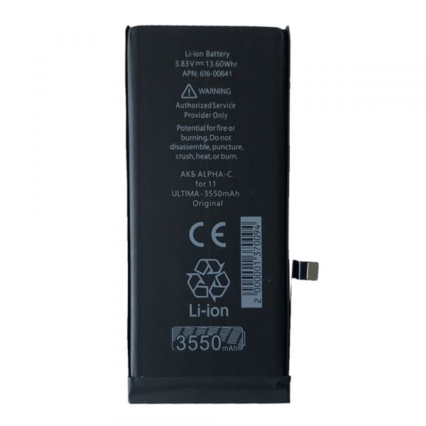 Акумулятор ALPHA-C ULTIMA для  iPhone 11 (3550mAh) Original