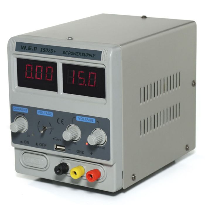 Блок питания WEP 1502D+ / трансформаторный / 15V / 2A / + USB