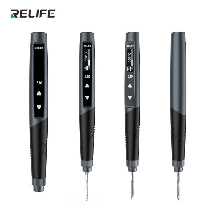 Паяльник прецизійний Relife 210 портативний / жало JBC 210 / 420°C / 9-12В / Type-C / 60 Вт