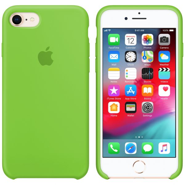Silicone case for iPhone 7/8 (31) lime green