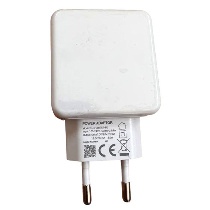 Зарядний пристрій Blackview HJ-FC017K7-EU / 1 USB / 2A / 9V / Quick Charge / 18W
