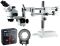 Микроскоп тринокулярный SZM7045T-STL2 + камера 48 Mp / двойной кронштейн / кратность 45X / LED подсветка