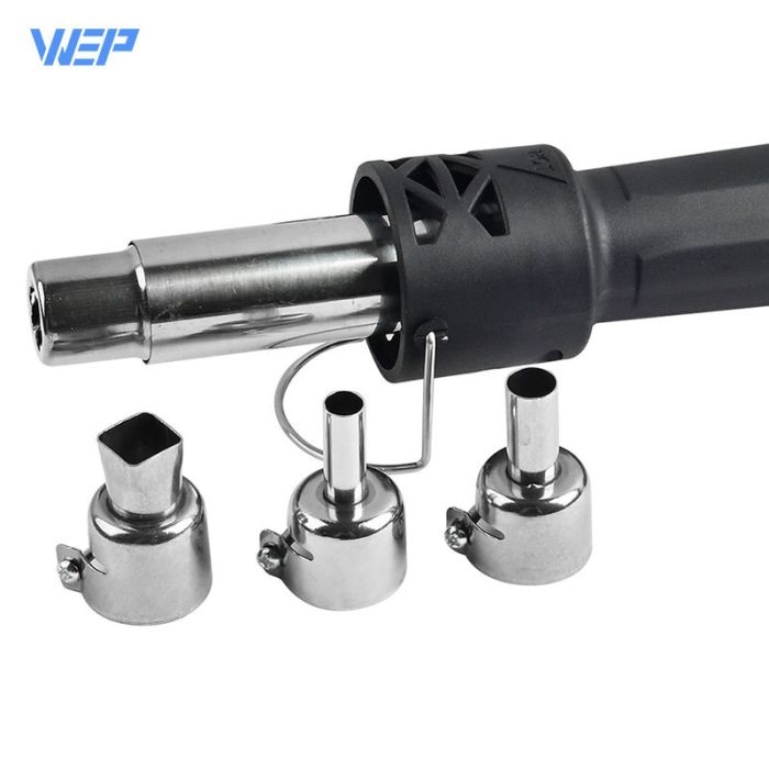 Термофен WEP 8858-IV / РК-дисплей / цифрове регулювання / компактний / 120 л/хв / 100 - 500°C / 700 Вт