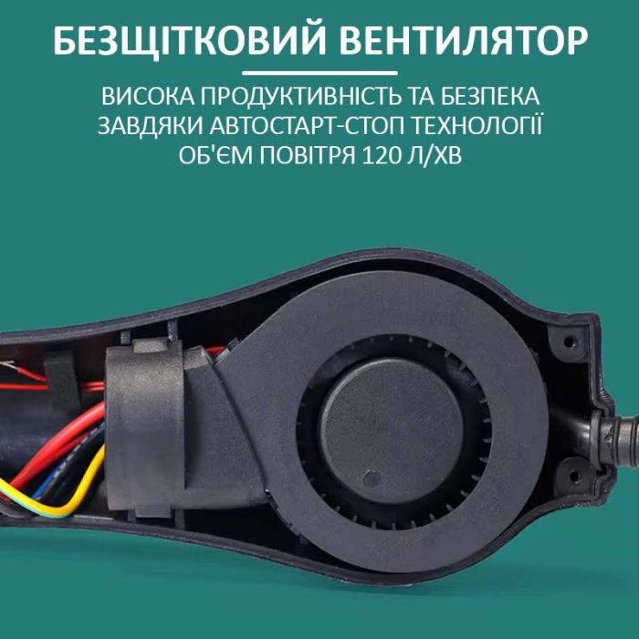 Паяльна станція YIHUA 898D 2 в 1 фен / паяльник / цифрова індикація / турбінна / 700 Вт