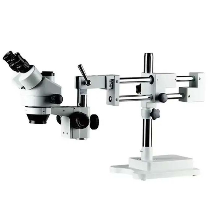 Микроскоп тринокулярный SZM7045T-STL2 + камера 48 Mp / двойной кронштейн / кратность 45X / LED подсветка