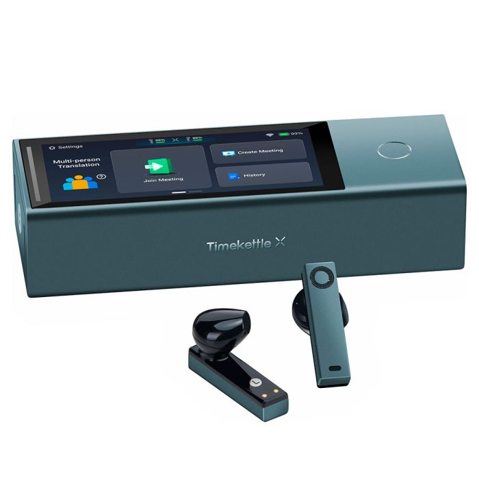Голосовий перекладач Timekettle X1 Meeting автономні навушники без застосунків, 52 мови, онлайн, офлайн
