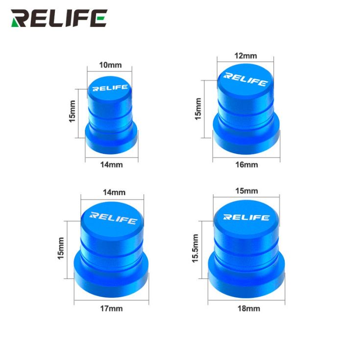 Защита для линз камеры Relife RL-099 / 14мм 16мм 17мм 18мм / магнитные / набор 4 шт.
