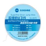 Проволока, нить для монтажа перемычек SUNSHINE SS-007E серебряная / 0.009 mm / 200 m