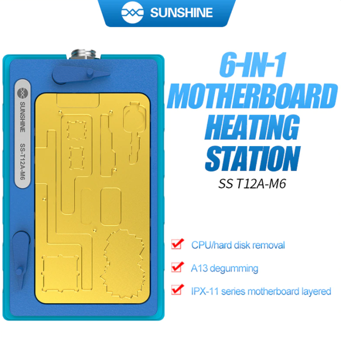 Нижний подогрев Sunshine SS-T12A-M6 для iPhone X/XS/XS Max/11/11 Pro/11 Pro Max / A13 (6 в 1)