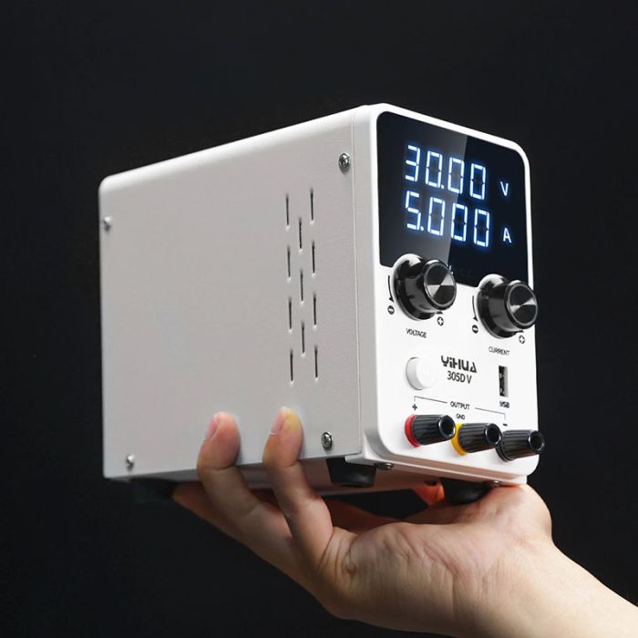 Блок живлення YIHUA 305D-V імпульсний / компактний / USB Quick Charge / 30В 5А / 150 Вт