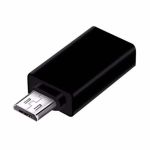 OTG переходник Micro-USB - USB 3.0 адаптер Черный