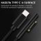 Кабель USB Type-C для Microsoft Surface Pro / Book / Laptop / Go / в оплетке / 15В / 4А / 1.8м