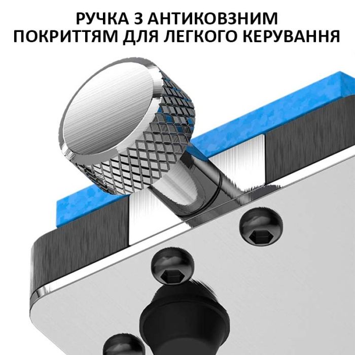 Держатель термостойкий TELIJIA TE-188 двойной зажим для ремонта плат, микросхем, процессоров