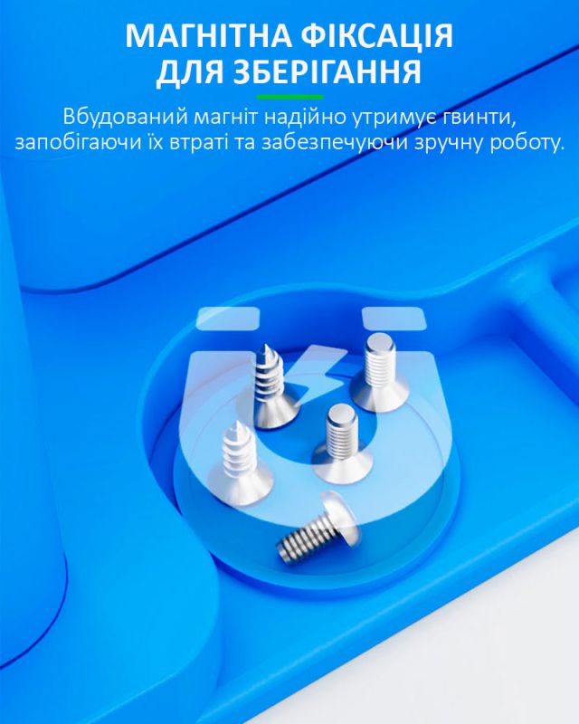 Органайзер для инструментов RELIFE RL-001K силиконовый / термостойкий / модульный / Blue