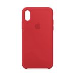 Silicone case for iPhone X/XS (14) red
