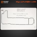 Трафарет BGA Amaoe Mbga PCB для iPhone 12 / 12 Pro (0.12 mm)