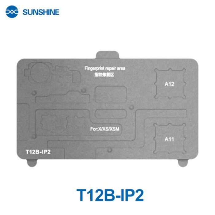 Нижний подогрев Sunshine T12B-IP2 для ремонта iPhone X/XS/Max/A11/A12/ Fingerprint / расслоение платы PCB