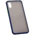 Bumper Matte Case для Realme 5 Pro Navy Blue/Green