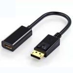 Переходник адаптер XP-352 Display Port (папа) на HDMI (мама) 1080P HD Черный