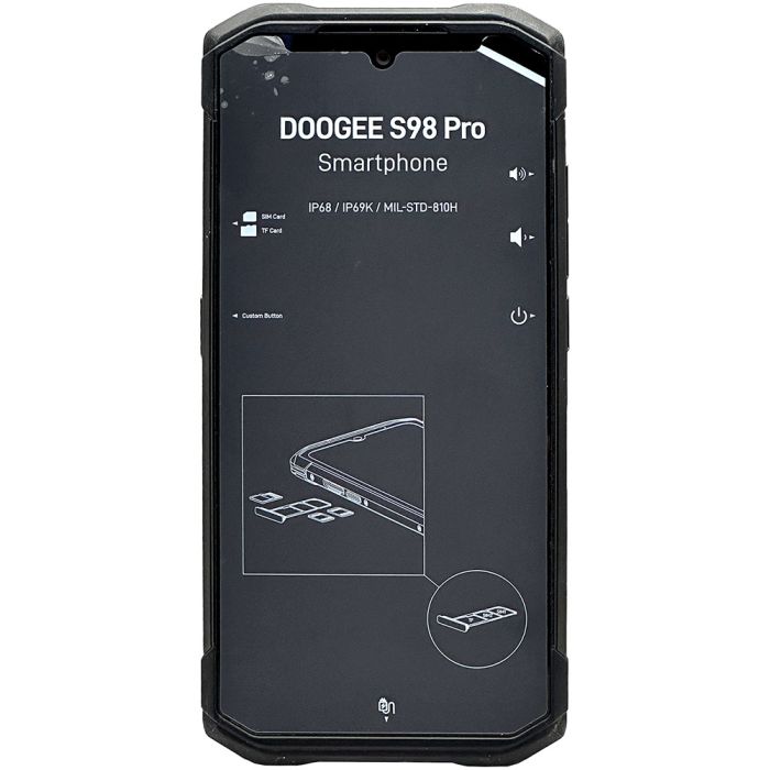 Смартфон Doogee S98 Pro 6.3'' / 8+256Gb / 6000 мАч / 48 + 16Mp / Тепловизор / Black / Восстановлен