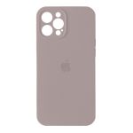 Silicone Case Full Camera Square side for iPhone 12 Pro Max Pink sand