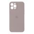 Silicone Case Full Camera Square side for iPhone 12 Pro Max Pink sand