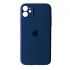 Чохол Silicone Case Full Camera for iPhone 12 (63) deep navy