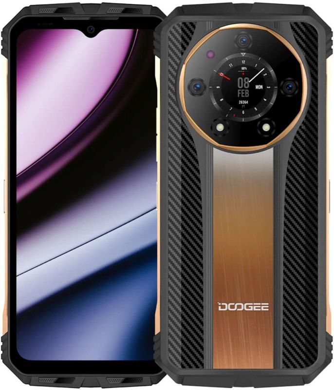 Смартфон Doogee S110 / 6.58'' 120Hz / 12+256ГБ / 50 + 32Мп / 10800 мАг / IP68 / Gold